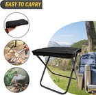 Small Folding Stool Mini Portable Outdoor Camping Chair Foldable Hiking Handbag