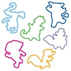 Sillybandz Dora The Explorer 24 Pack Shaped Silicone Bracelets New