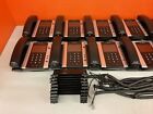Lot Of  10  Polycom Vvx 500 Gigabit Ip Touchscreen Lcd Desk Set Poe