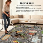 Kids Rug Play Mat Great For Playing With Cars And Toys educational Kid Road