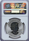 2014  5 Silver Maple Leaf Double Horse Privy Pf 69 Ngc 1 Oz  Pure Silver  Coin