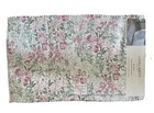 Laura Ashley Blue Floral Bath Rug Set Of 2 Farmhouse Shabby Chic Anti-slip