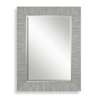 Uttermost 14551 Belaya Mirror Blue-gray Silver Solid Wood Beveled 28  X 38 
