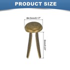 1000 Pcs Paper Brass Fasteners Split Pins  Bronze Tone  4 5 X 8 Mm