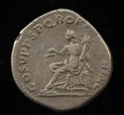 Roman Imperial  Trajan  Silver Denarius Ar  Aequitas Seated  98-117 Ad