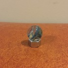 Vintage Handmade Art Glass Artist Signed Fxs Shooter Marble 1   multicolor  15