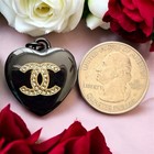 Chanel Zipper Pull Button Charm Stamped 20mm