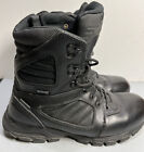Magnum Men   s 10 D Boots Black Tactical Waterproof Side Zip Leather Fabric