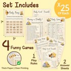 Woodamore Winnie Baby Shower Games Boy - Cards  The Pooh Honey