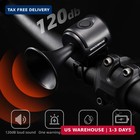 Rockbros Electric Bike Horn 120db Ipx4 Lightweight   Loud Alert  Replaceable Bat