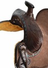 Double T Trail Youth Roping Horse Western Saddle 10 12  Chocolate Roughout Fqhb
