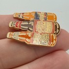 1997 Budweiser Bud Beer Bottles Lapel Pin Enamel Light Ice Vintage Aminco