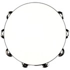Meinl Headed Wood Tambourine With Double Row Steel Jingles 10 Inch Walnut Brown