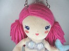 Gymboree Mermaid Plush Coin Purse 8  Pink Hair