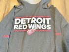 Xl Men   s Adidas Detroit Red Wings Nhl Authentic Hoodie Msrp  75