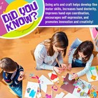 Arts And Crafts Supplies Kit 1170pcs All-in-one Diy Craft Set For Kids Age 4-9