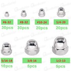 120x Stainless Steel Hex Acorn Cap Nuts Hex Dome Cap  6  8  10 1 4 5 16 3 8 1 2