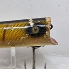 Rare Vintage Heddon Lucky 13 Wood Fishing Fish Lure Bait Series 2500 Glass Eyes