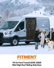Van Chill Curtain Fit Ford Transit 2015-2025 Mid High Roof Sliding Door Thermal