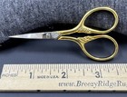 Gingher 3 5  Gold-handled Lion s Tail Embroidery Scissors Glt With Sheath