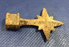 Cast Iron Fence Star Finial 4   Spear Spike Vintage Post Topper