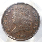 1835 Classic Head Half Cent Pcgs Graded Vf 30