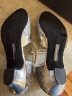 Dance And Sway Women s Ballroom Dance Shoes Silver Gray Size 9 5 Low Heel Nib