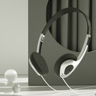 Retro Wired Headphones Lightweight Stereo Foam Over Ear Headsets Noise Reduction