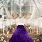 White Sequin Wedding Aisle Runner 2 x15  Sparkly Carpet For Ceremonies   Events