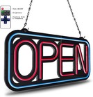 Open Signs For Business 32x16 Inch Large Bright Open Sign Neon Led Lighted remot