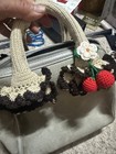 Crochet Handle Cover For Lv Speedy  Cream Size25 30 35