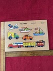 5 Vintage 1970 s Wooden Puzzle Lot Complete Fisher Price 501 506 508 516   558