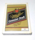 Vintage 1994 Mgd Miller Genuine Draft Beer Jumbo 5 x7  Playing Cards Deck