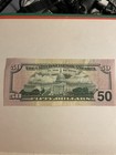 Misaligned Off Centered Error 50 Dollar Series 2017 A  Us Bill