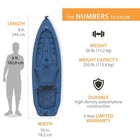 Lifetime Daylite 8 Ft Sit-on-top Kayak  paddle Included 