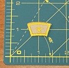 Boy Scouts National Honor Patrol Award Star Segment Patch - Yellow Border