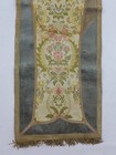 Vintage French Floral Brocade Table Runner 187x36cm