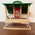 Brio Wooden Railway Platform Train Station W  Elevator Yellow Engine Figure