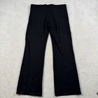 Betabrand Classic Dress Pant Yoga Pant Womens Xl Petite Black Bootcut