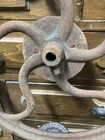 Flywheel 17    Ratchet Blacksmith Forge Vintage Cast Iron  Steampunk Table Base