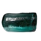 Oriental Aqua K  Konishi Apothecary Bottle Dug Here In Hawaii  Japanese