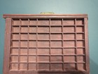 Curio Cabinet Trinket Shelf Printer Drawer Display Case  Vintage Antique 17x12 