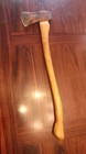 Vintage Rare Genuine Norland Single Bit Axe With Bevels With Handle And Sheath 