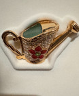 Vintage Estee Lauder Beautiful Watering Can Solid Perfume Compact- New