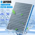 8-layer Aquarium Filter Media Pad Cut To Fit For Fish Tank Canister Filter 19 3 
