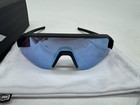 100  Slendale Youth Sport Performance Sunglasses Black Hiper Blue Mirror Lens