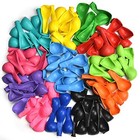  100 Pcs Party Balloons  12 Inches Premium Assorted Colorful Balloons  Bulk 
