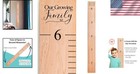Growth Chart For Wall     Kids Height Tracker  63  Natural