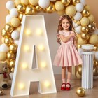 Marquee Letters  3ft Light Up Letters A With Light For Party 3 Ft Letter A