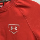 Youth Red Batting Cage Jacket Short Sleeve Under Armour Youth Large